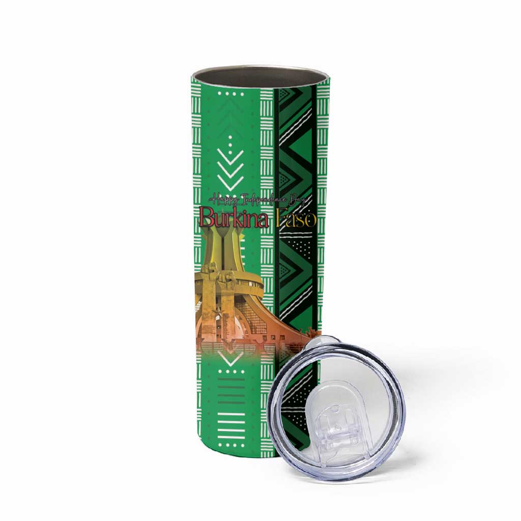 Burkina Faso Martyrs Day Personalized Skinny Tumbler Monument des Heros Nationaux LT15