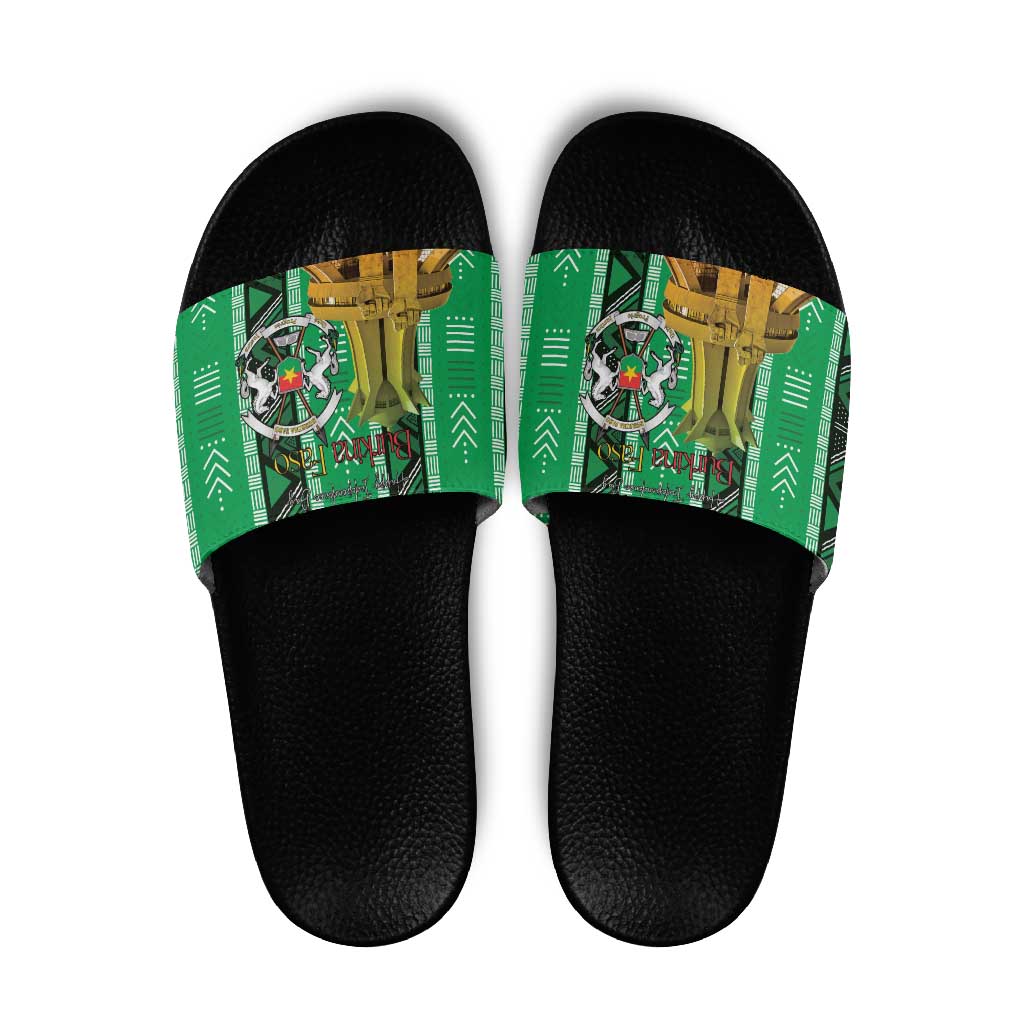 Burkina Faso Martyrs Day Slide Sandals Monument des Heros Nationaux LT15