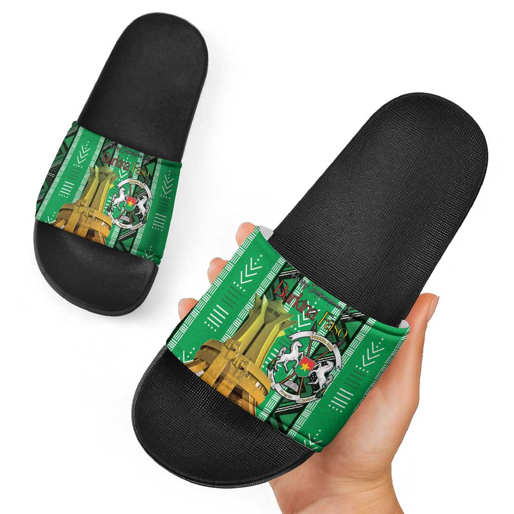 Burkina Faso Martyrs Day Slide Sandals Monument des Heros Nationaux LT15