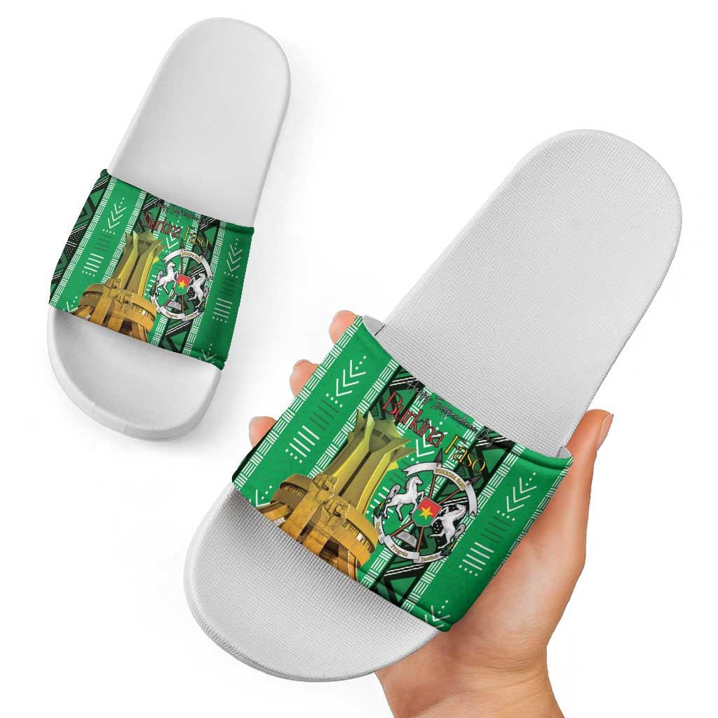 Burkina Faso Martyrs Day Slide Sandals Monument des Heros Nationaux LT15