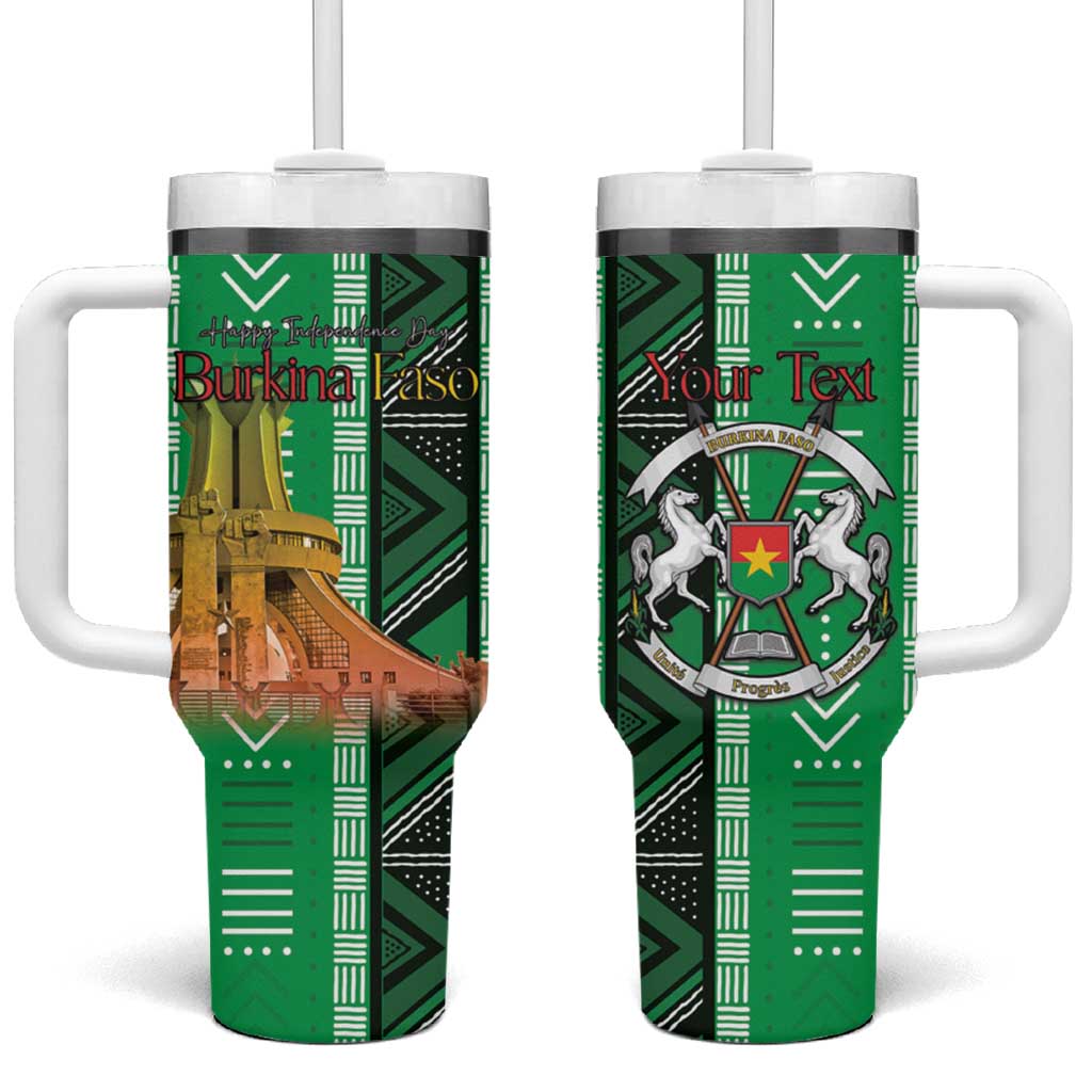 Burkina Faso Martyrs Day Personalized Tumbler With Handle Monument des Heros Nationaux LT15