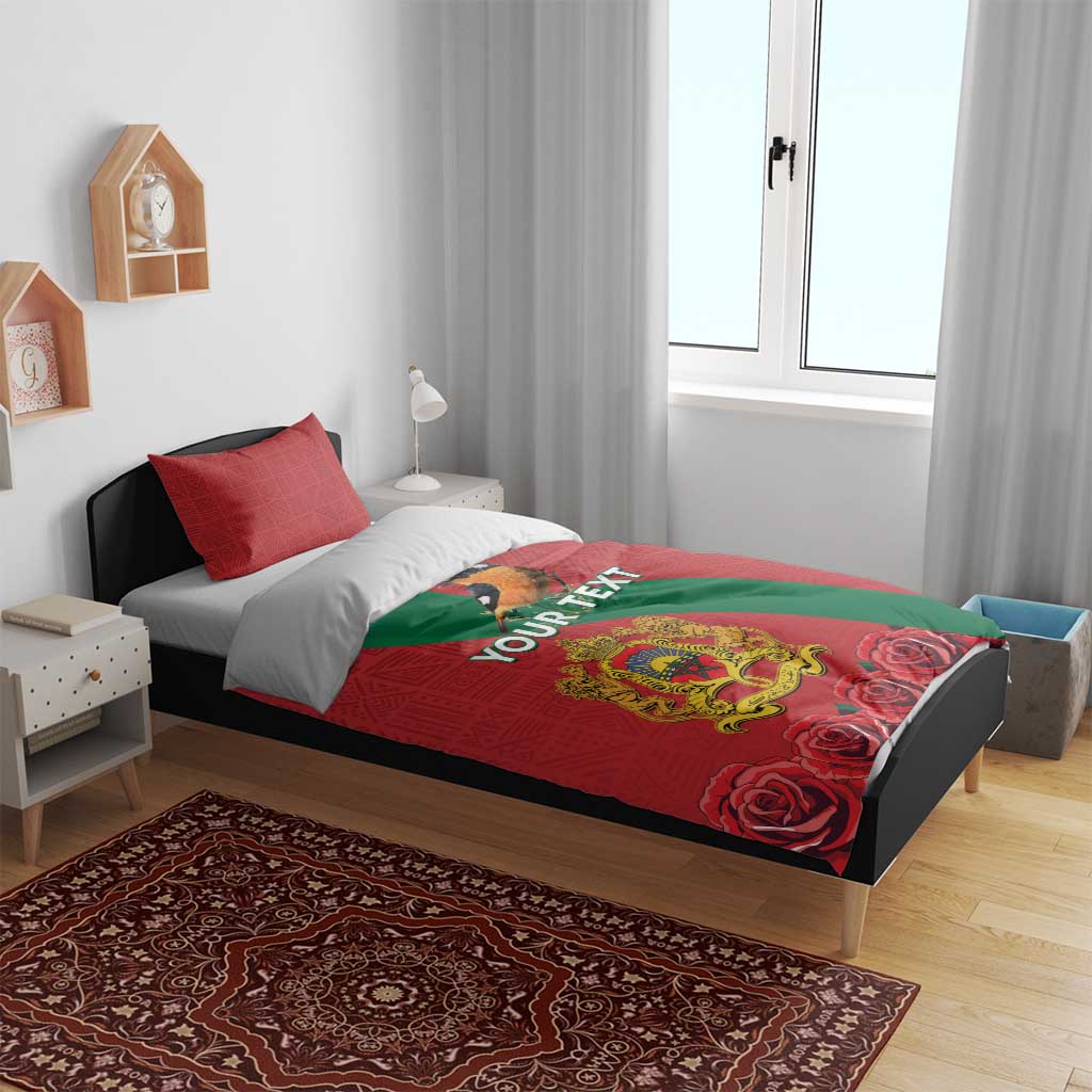 Personalised Afro Morocco Bedding Set Happy Proclamation Day - African Pattern LT15