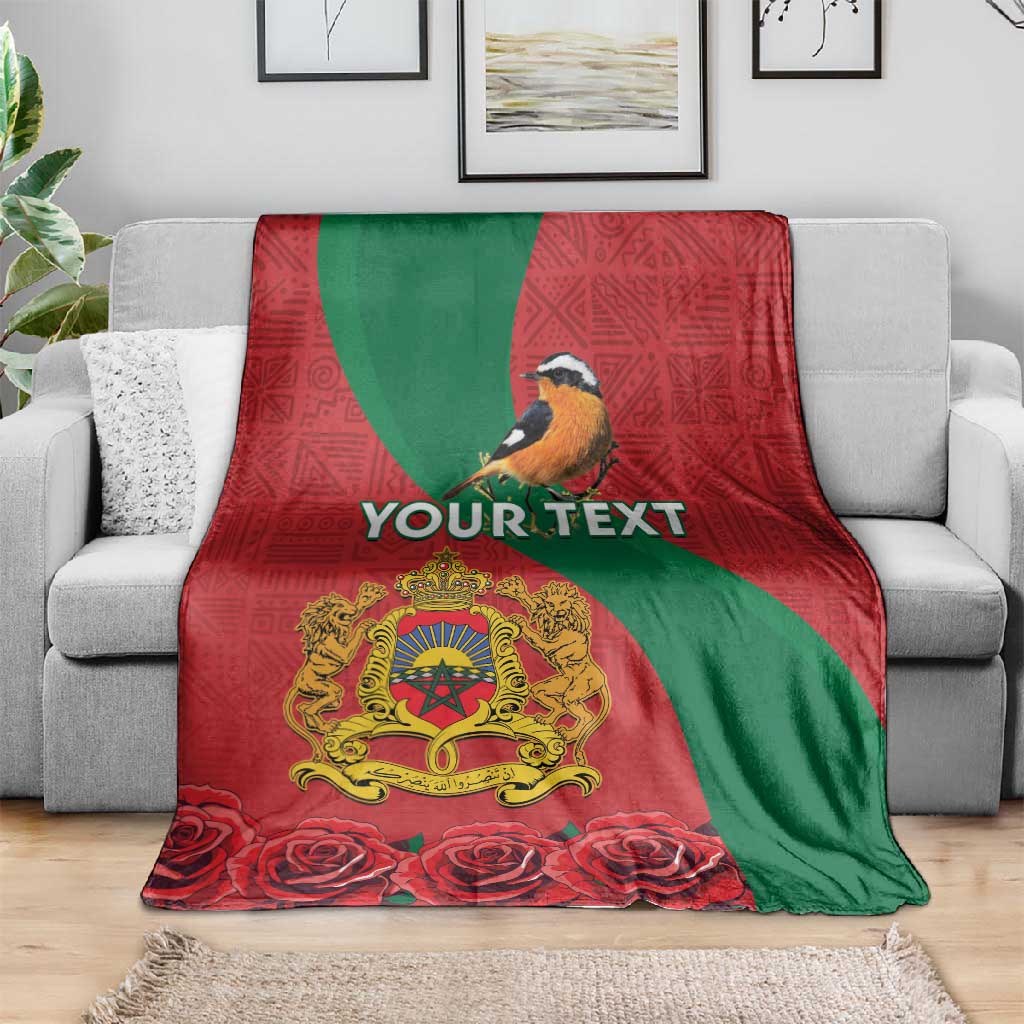 Personalised Afro Morocco Blanket Happy Proclamation Day - African Pattern LT15
