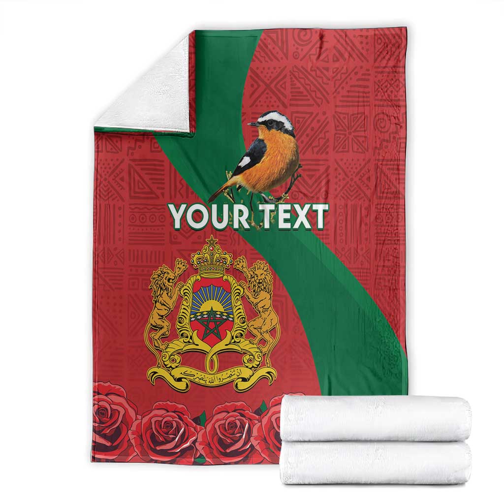 Personalised Afro Morocco Blanket Happy Proclamation Day - African Pattern LT15