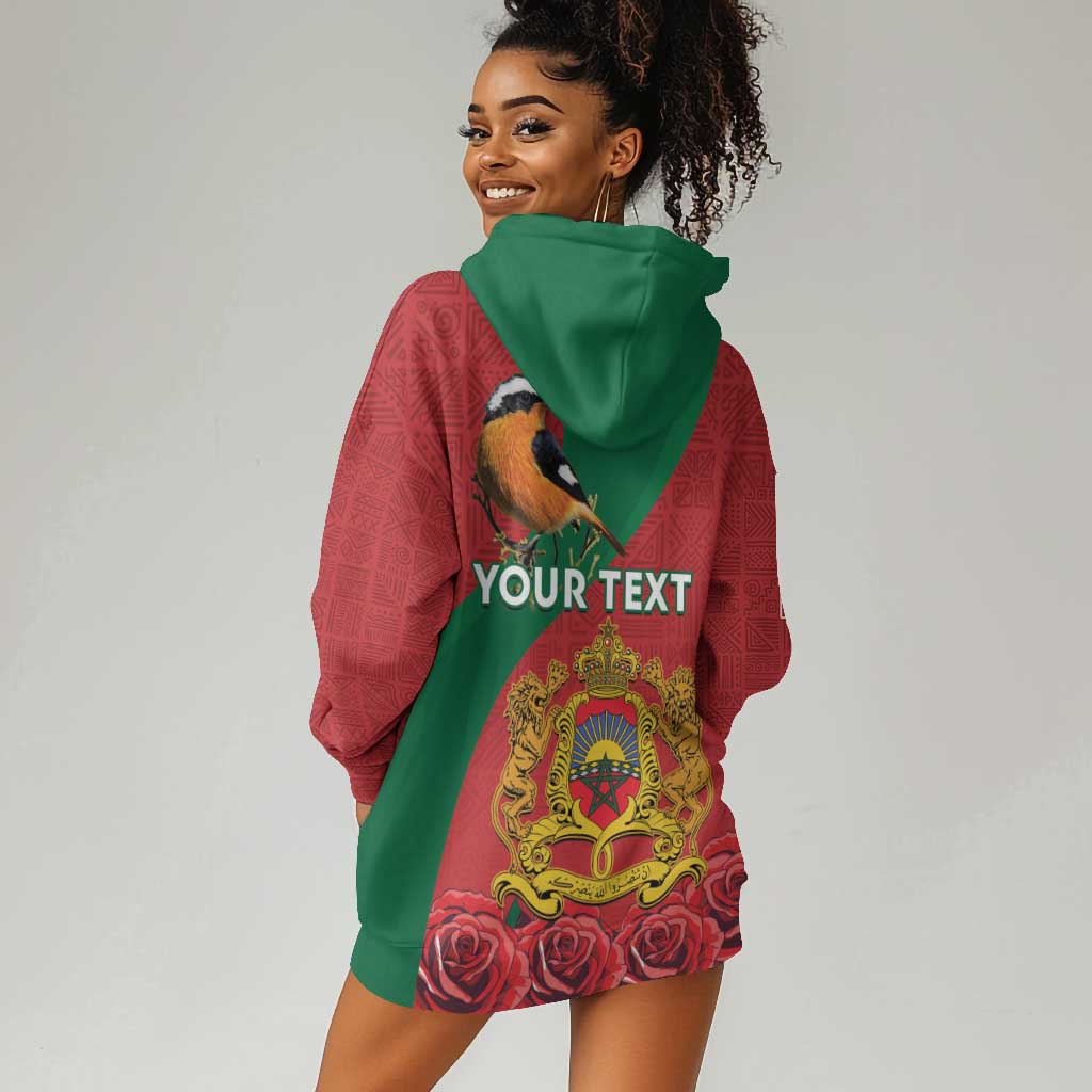 Personalised Afro Morocco Hoodie Dress Happy Proclamation Day - African Pattern LT15