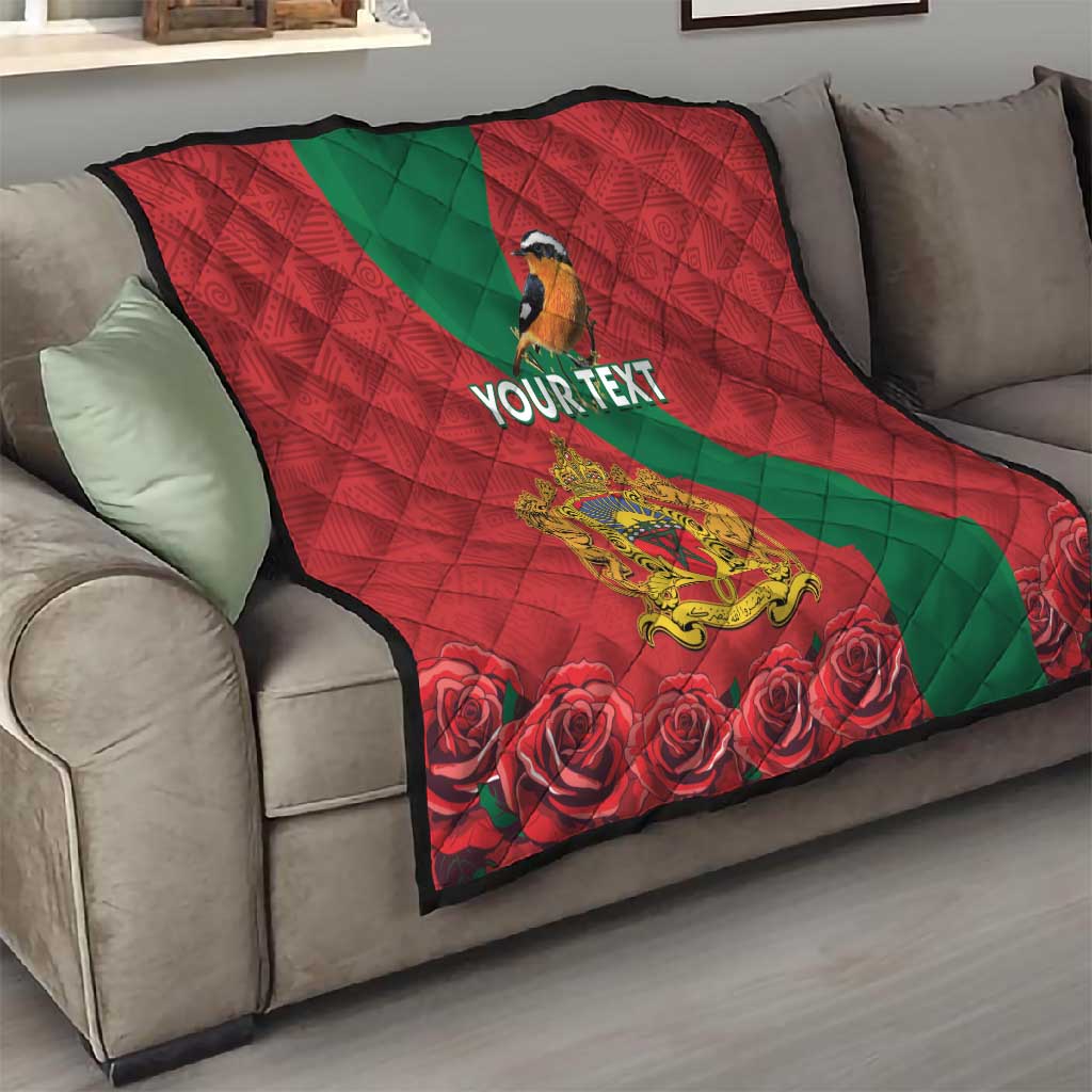 Personalised Afro Morocco Quilt Happy Proclamation Day - African Pattern LT15