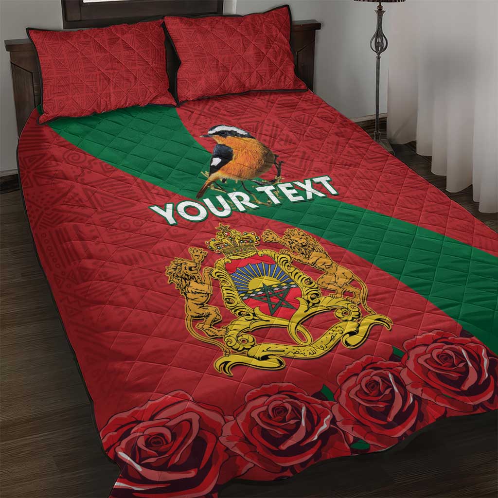 Personalised Afro Morocco Quilt Bed Set Happy Proclamation Day - African Pattern LT15