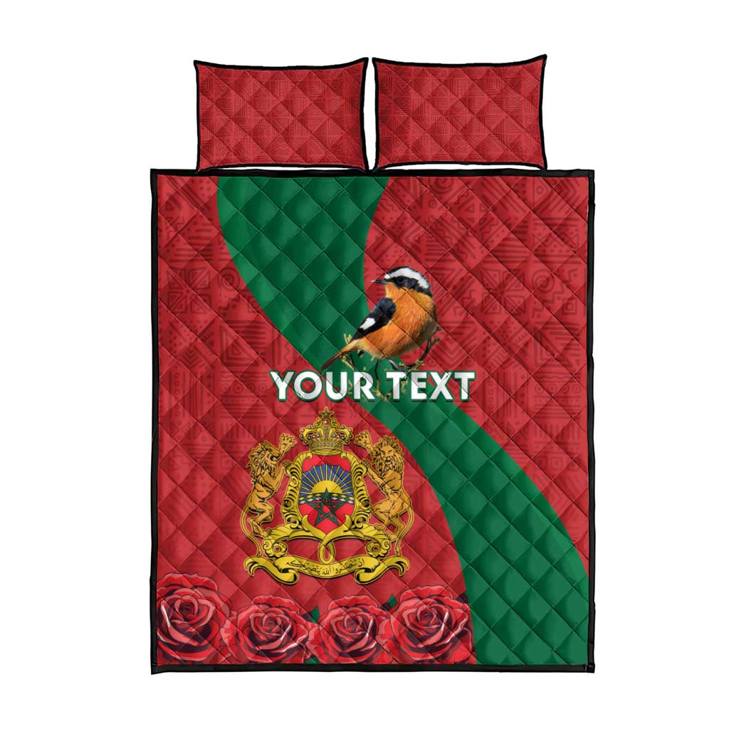 Personalised Afro Morocco Quilt Bed Set Happy Proclamation Day - African Pattern LT15