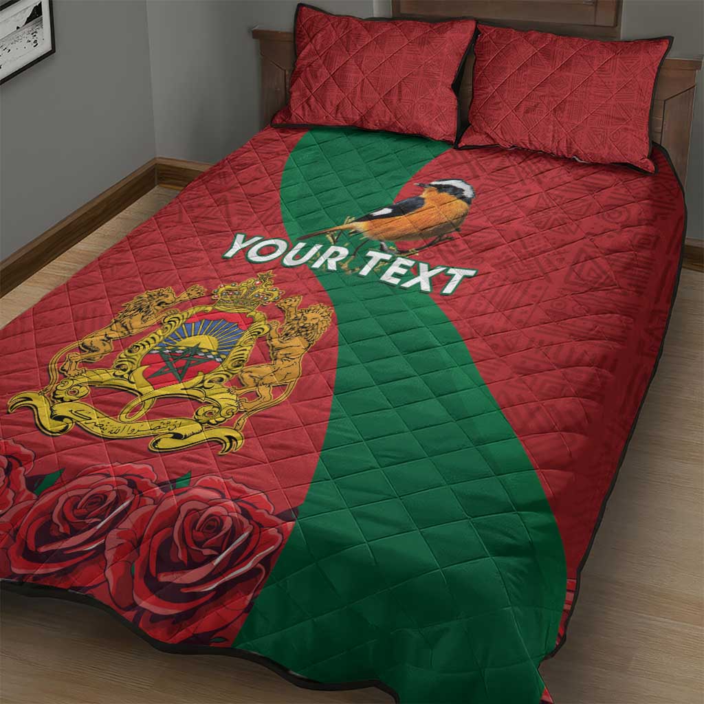 Personalised Afro Morocco Quilt Bed Set Happy Proclamation Day - African Pattern LT15
