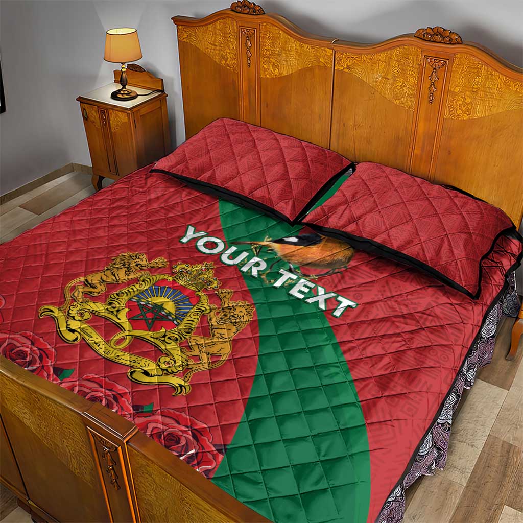 Personalised Afro Morocco Quilt Bed Set Happy Proclamation Day - African Pattern LT15