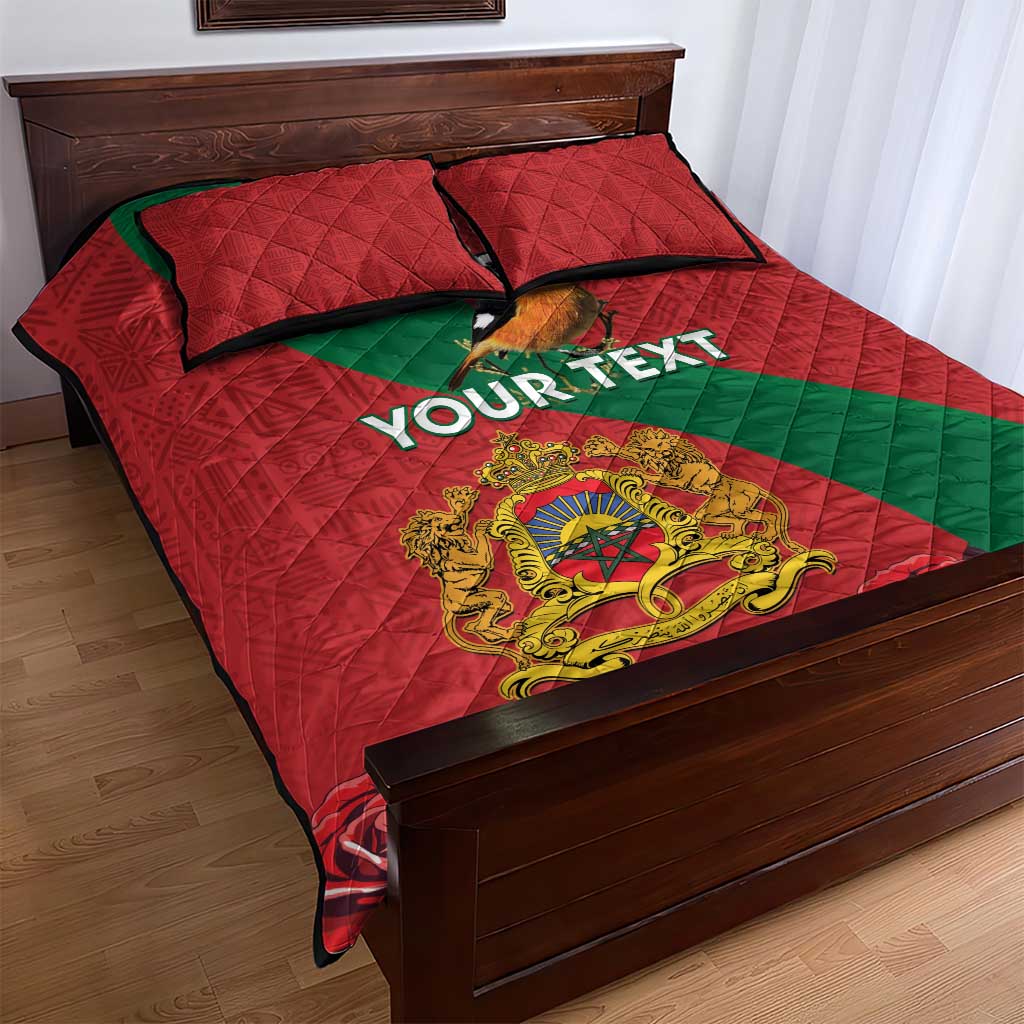 Personalised Afro Morocco Quilt Bed Set Happy Proclamation Day - African Pattern LT15