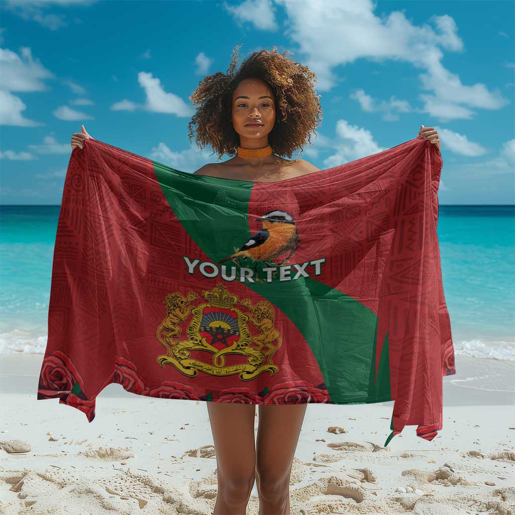 Personalised Afro Morocco Sarong Happy Proclamation Day - African Pattern LT15
