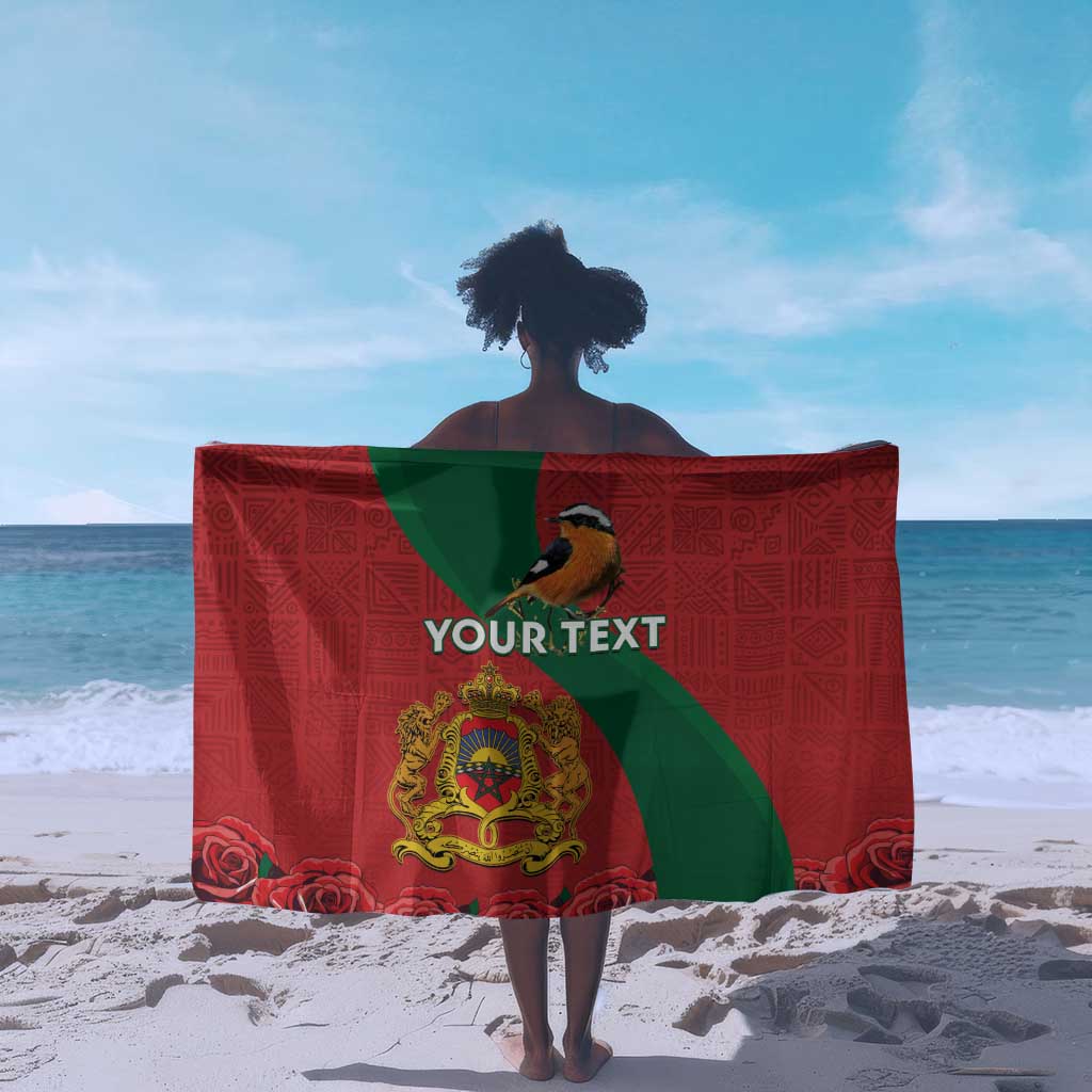 Personalised Afro Morocco Sarong Happy Proclamation Day - African Pattern LT15