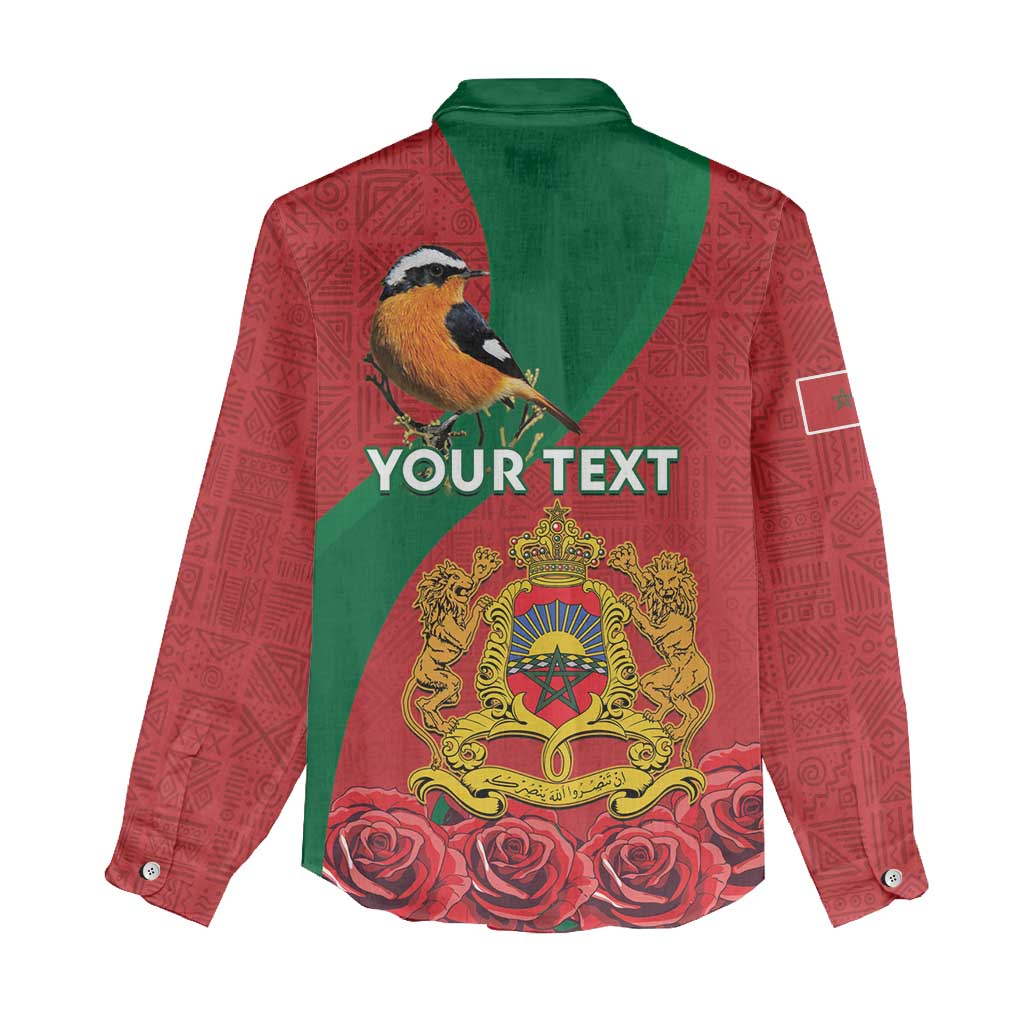 Personalised Afro Morocco Women Casual Shirt Happy Proclamation Day - African Pattern LT15
