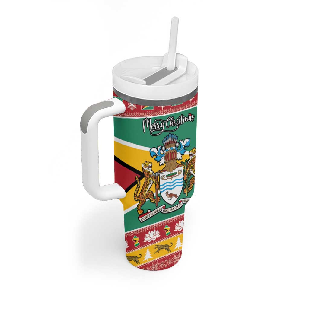 Afro Guyana Christmas Tumbler With Handle Mix Coat Of Arms LT15
