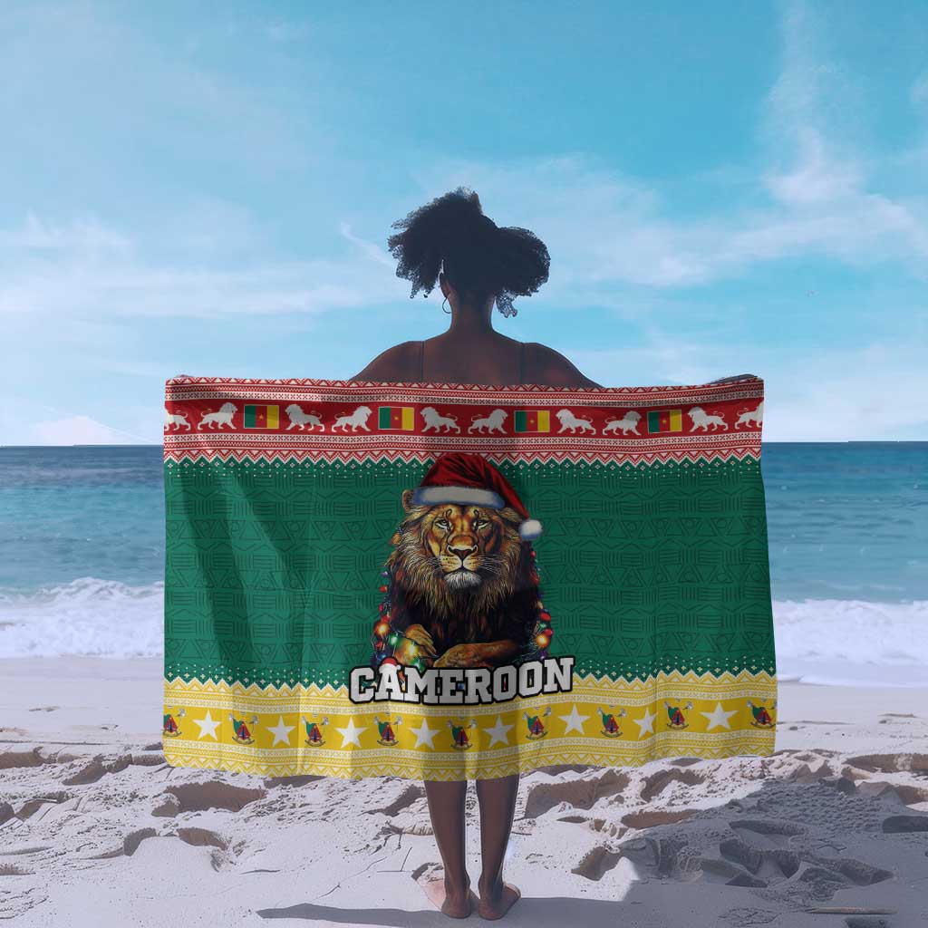 Cameroon Christmas Sarong Lion African Santa LT15