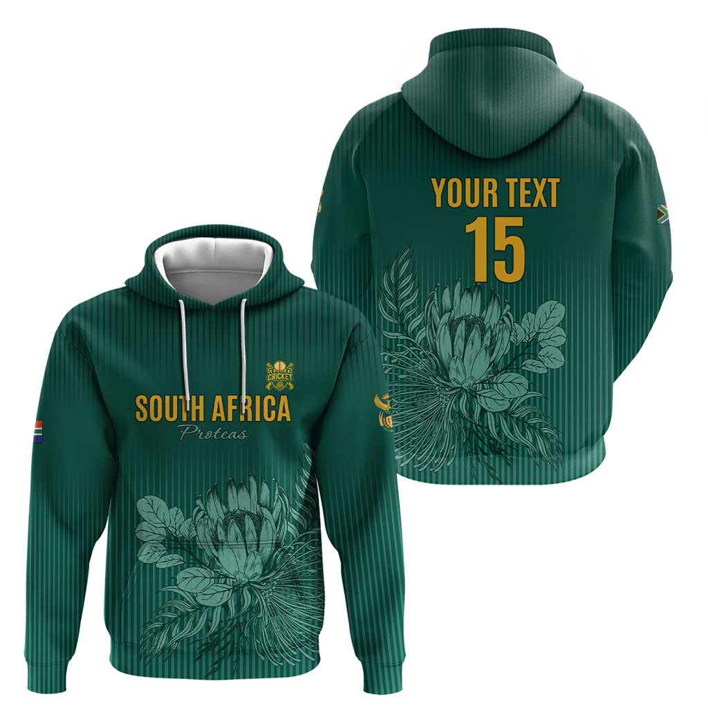 Custom South Africa Cricket Hoodie Road To Champions LT15