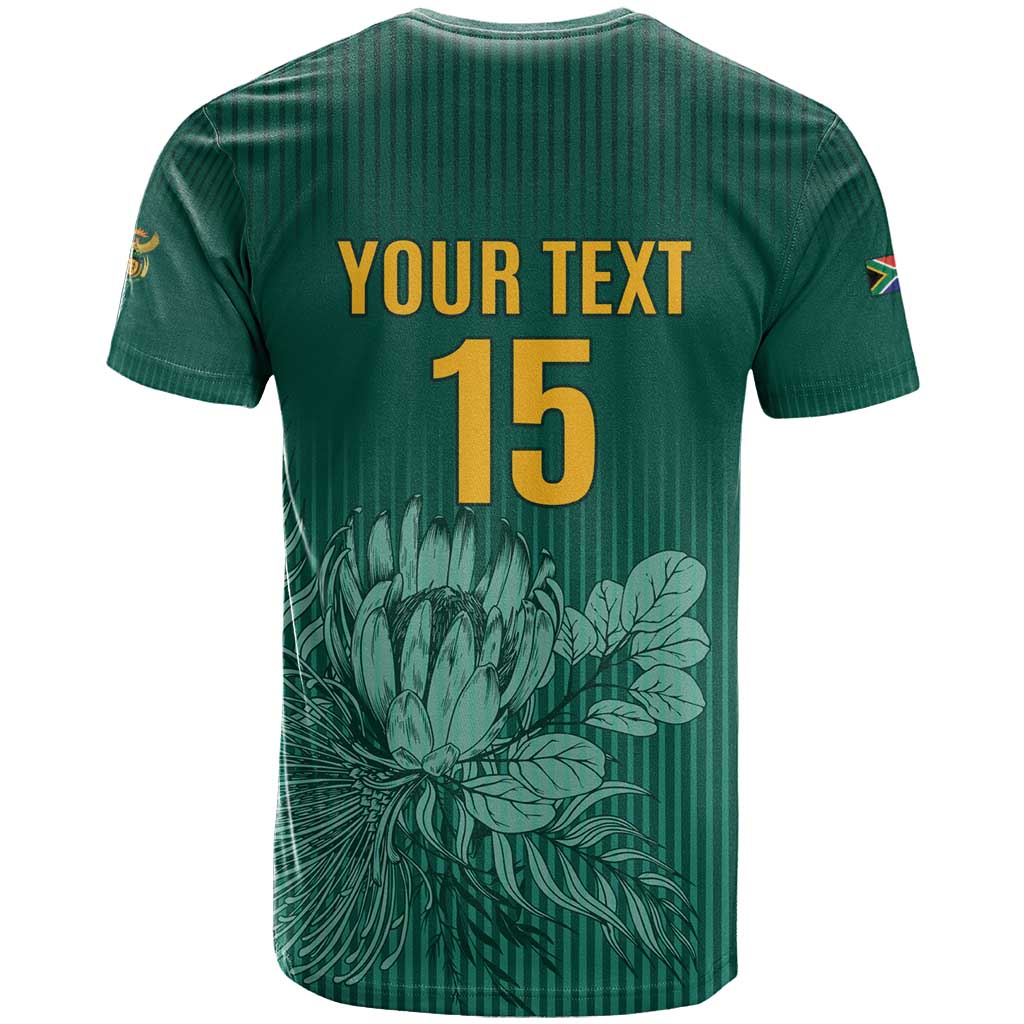 Custom South Africa Cricket T shirt Come On Proteas LT15