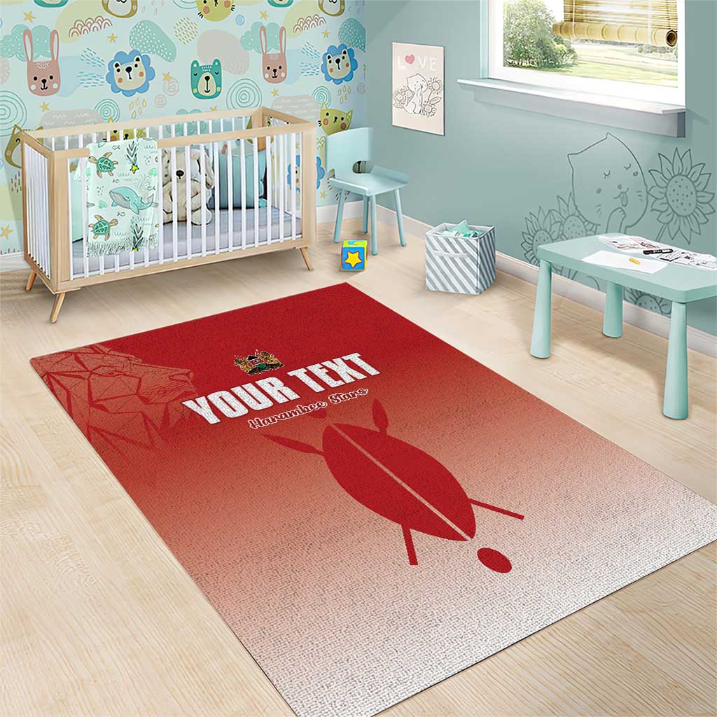 Kenya Football Custom Area Rug Go Harambee Stars Go LT15