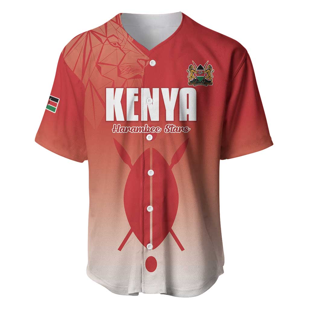 Kenya Football Custom Baseball Jersey Go Harambee Stars Go LT15