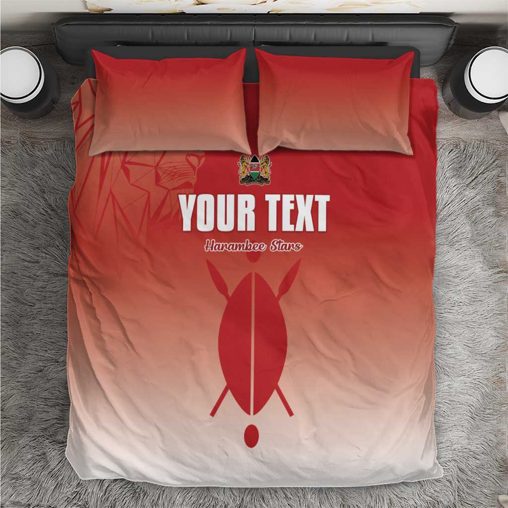 Kenya Football Custom Bedding Set Go Harambee Stars Go LT15