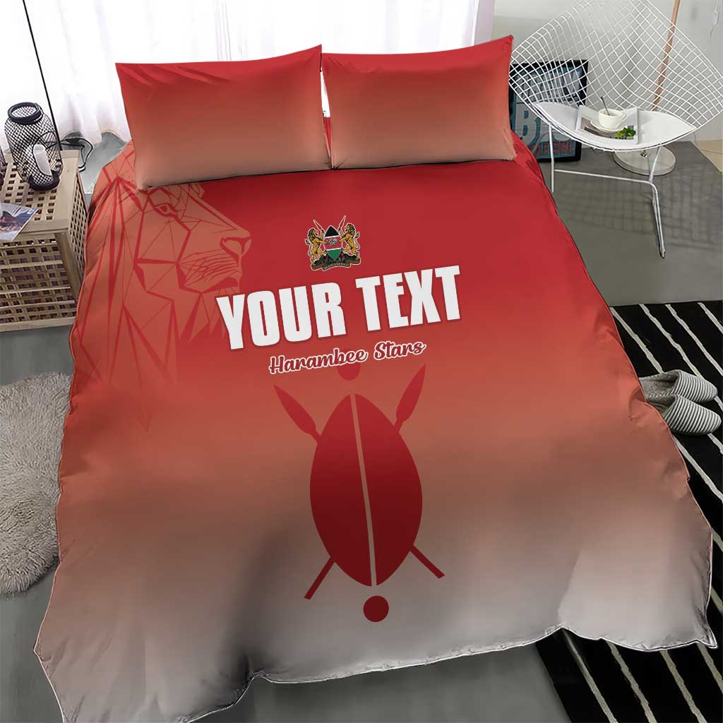 Kenya Football Custom Bedding Set Go Harambee Stars Go LT15