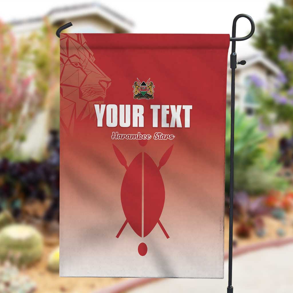 Kenya Football Custom Garden Flag Go Harambee Stars Go LT15
