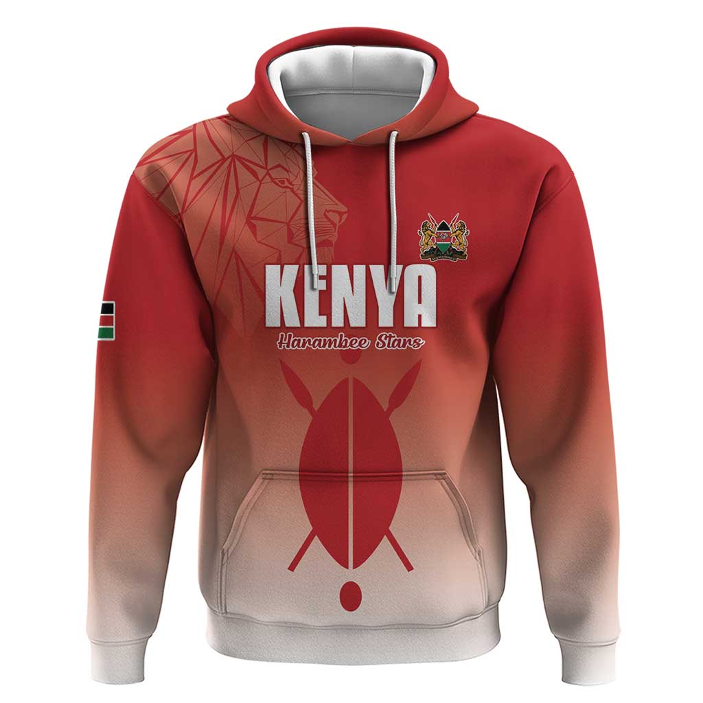 Custom Kenya Football Hoodie Harambee Harambee Stars LT15