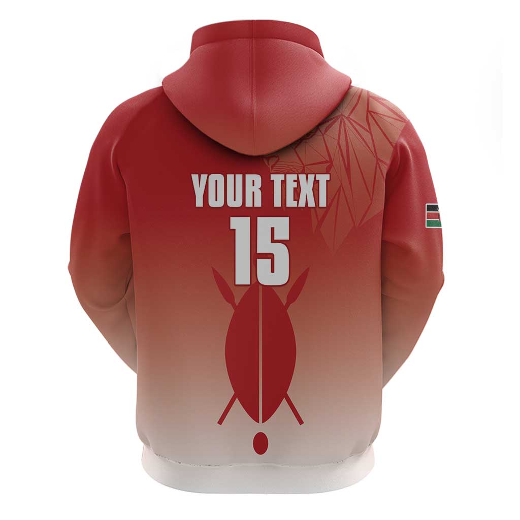 Custom Kenya Football Hoodie Harambee Harambee Stars LT15
