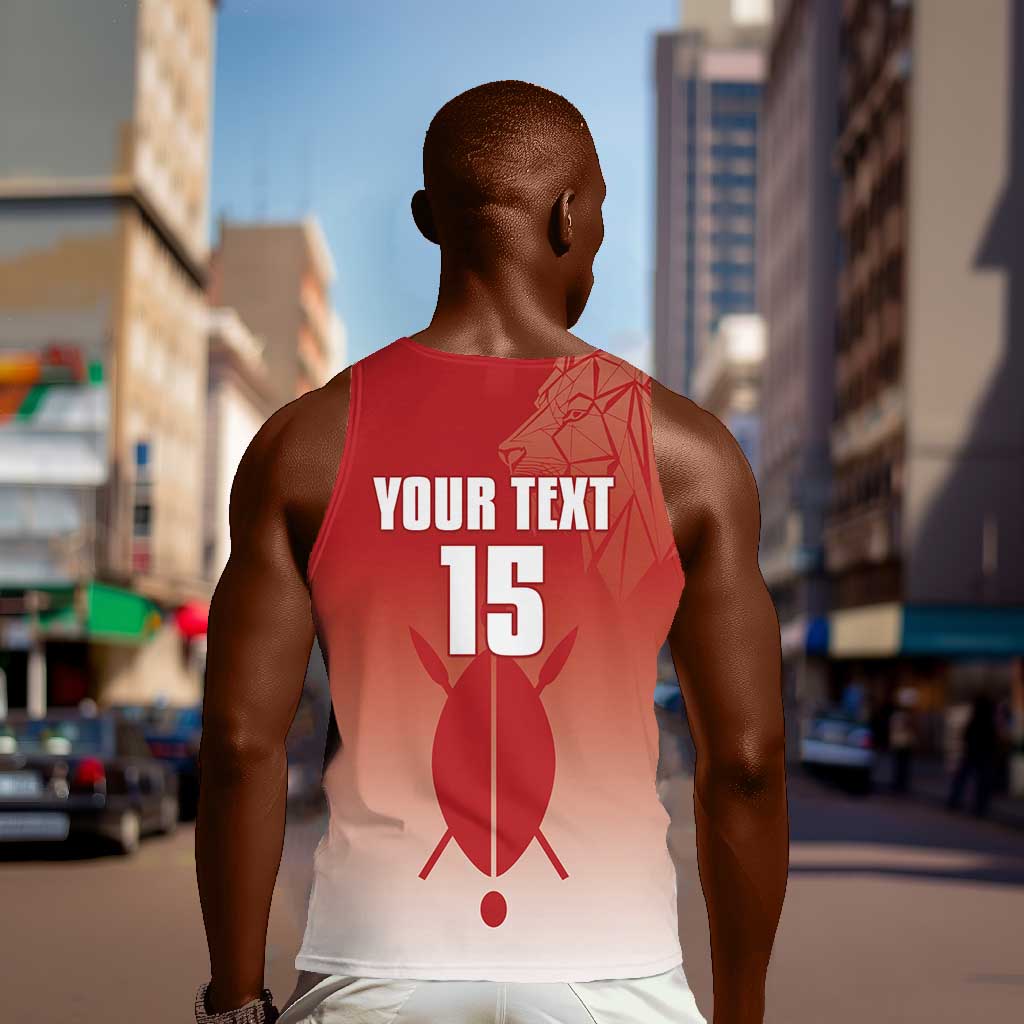 Kenya Football Custom Men Tank Top Go Harambee Stars Go LT15