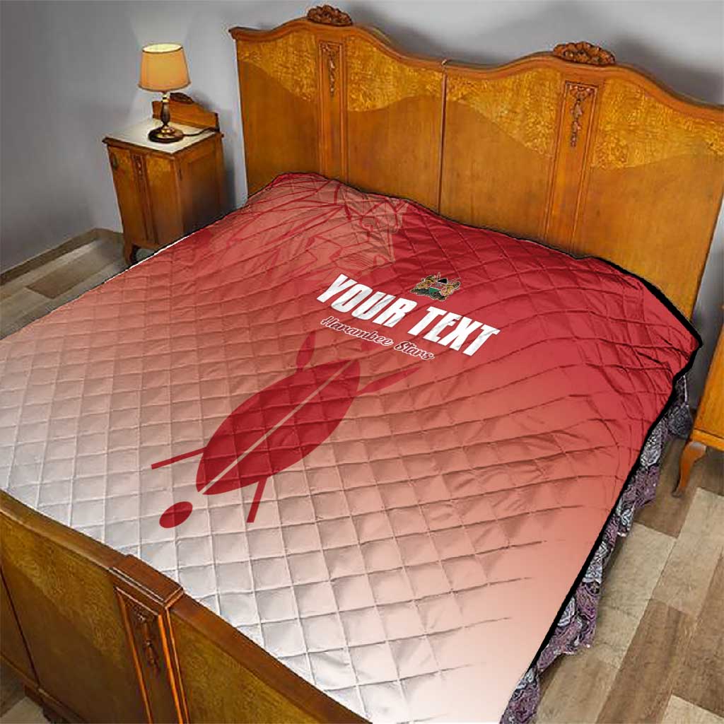 Kenya Football Custom Quilt Go Harambee Stars Go LT15