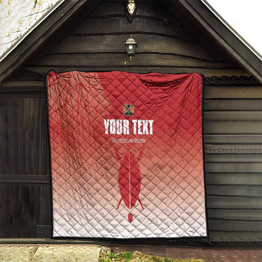 Kenya Football Custom Quilt Go Harambee Stars Go LT15