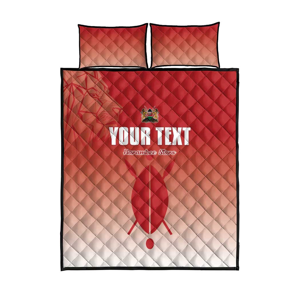 Kenya Football Custom Quilt Bed Set Go Harambee Stars Go LT15