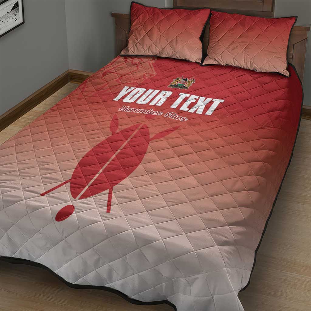 Kenya Football Custom Quilt Bed Set Go Harambee Stars Go LT15