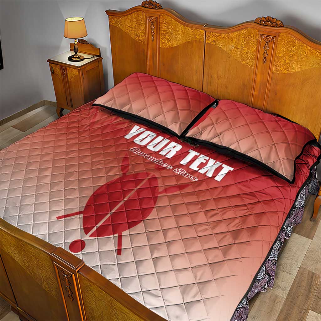 Kenya Football Custom Quilt Bed Set Go Harambee Stars Go LT15