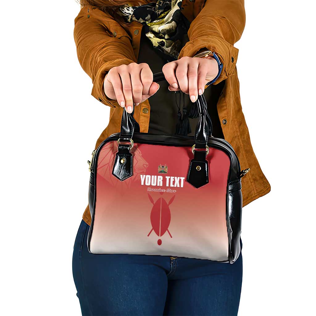 Custom Kenya Football Shoulder Handbag Harambee Harambee Stars LT15