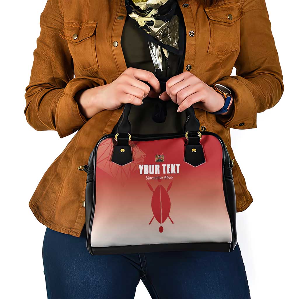 Custom Kenya Football Shoulder Handbag Harambee Harambee Stars LT15