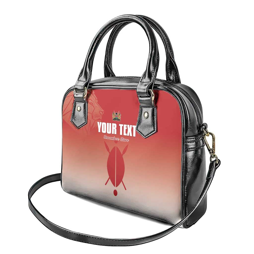 Custom Kenya Football Shoulder Handbag Harambee Harambee Stars LT15