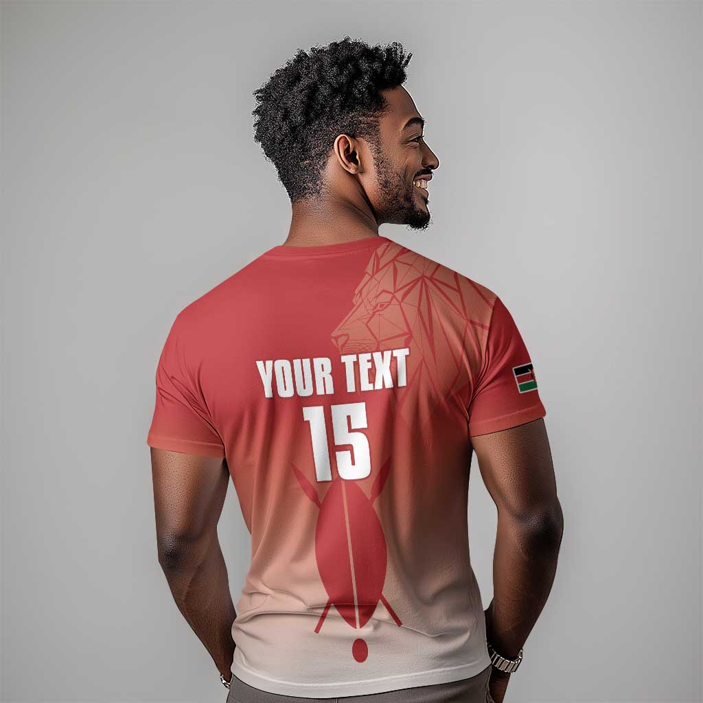 Kenya Football Custom T shirt Go Harambee Stars Go LT15