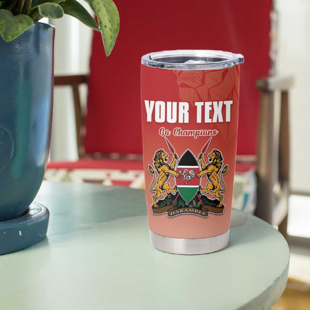Kenya Football Custom Tumbler Cup Go Harambee Stars Go LT15