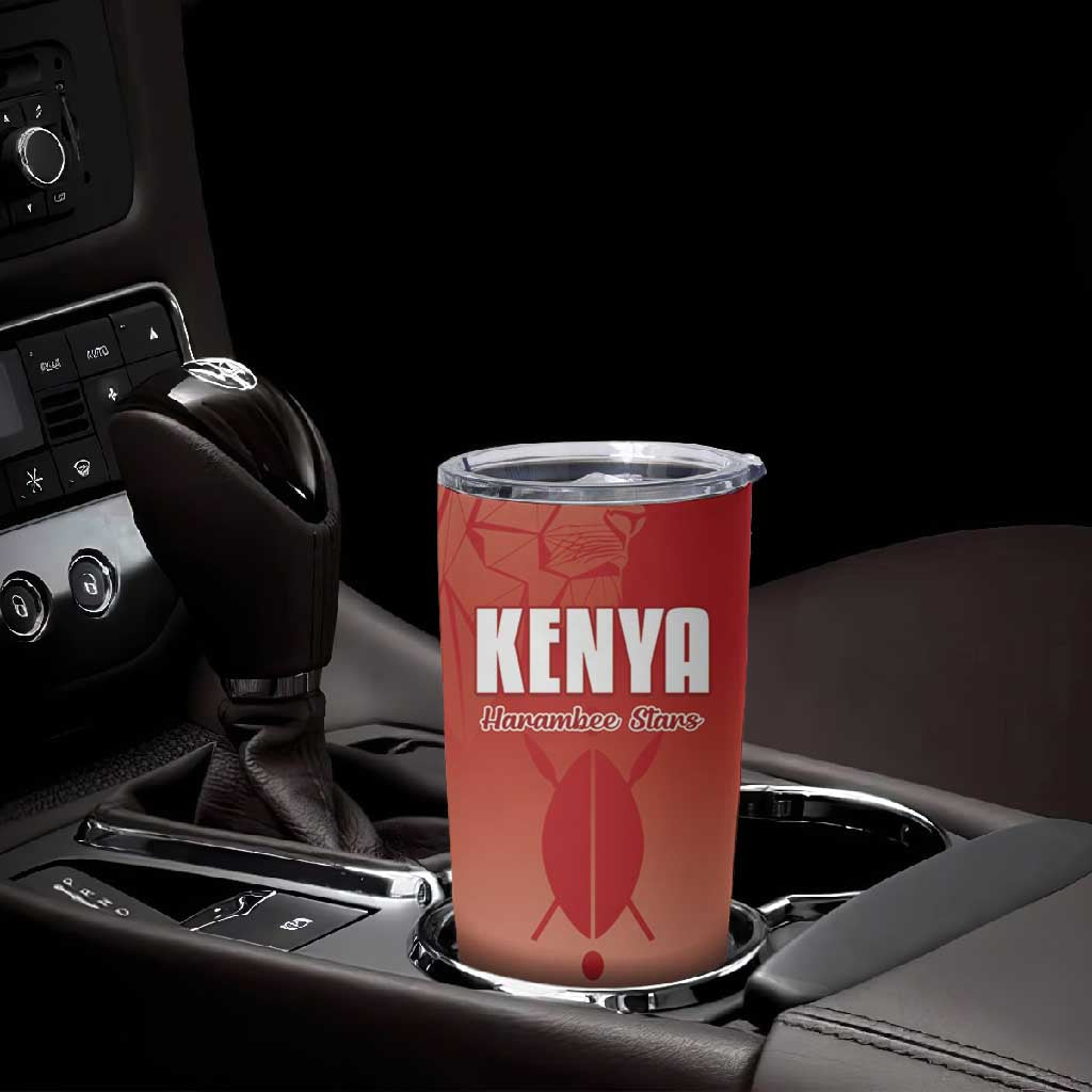 Kenya Football Custom Tumbler Cup Go Harambee Stars Go LT15