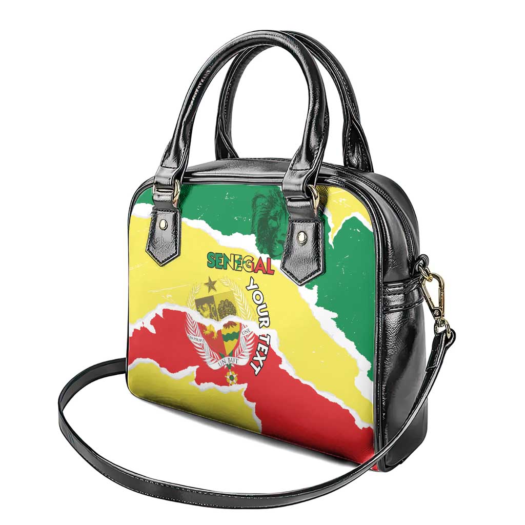 Custom Senegal Beach Soccer 2025 Shoulder Handbag Allez Lions de la Teranga LT15