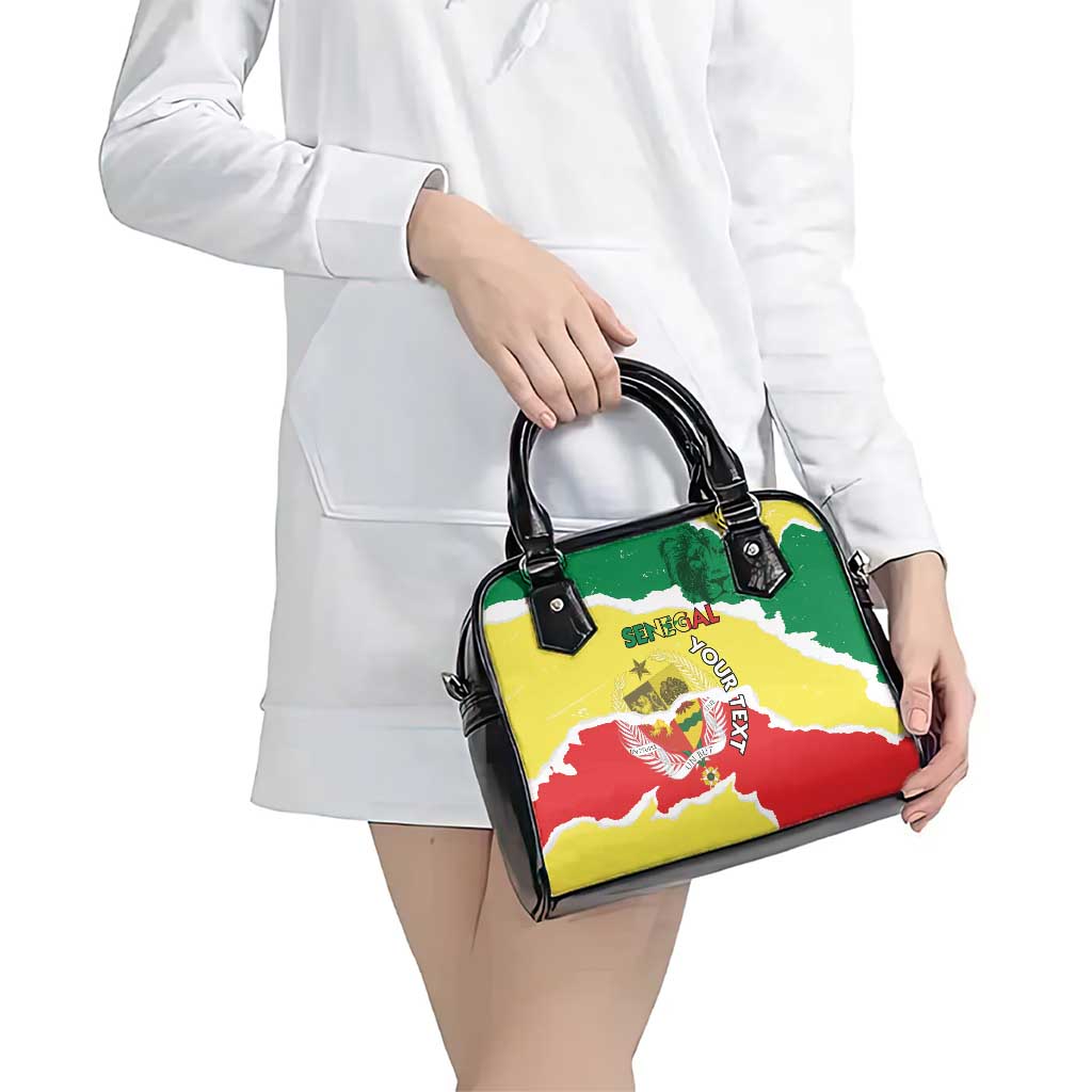 Custom Senegal Beach Soccer 2025 Shoulder Handbag Allez Lions de la Teranga LT15