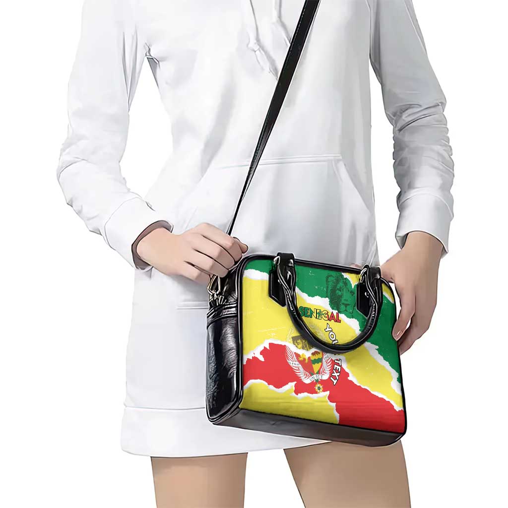 Custom Senegal Beach Soccer 2025 Shoulder Handbag Allez Lions de la Teranga LT15