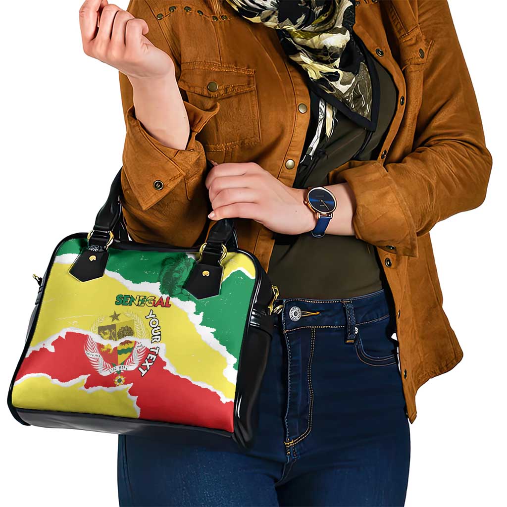 Custom Senegal Beach Soccer 2025 Shoulder Handbag Allez Lions de la Teranga LT15