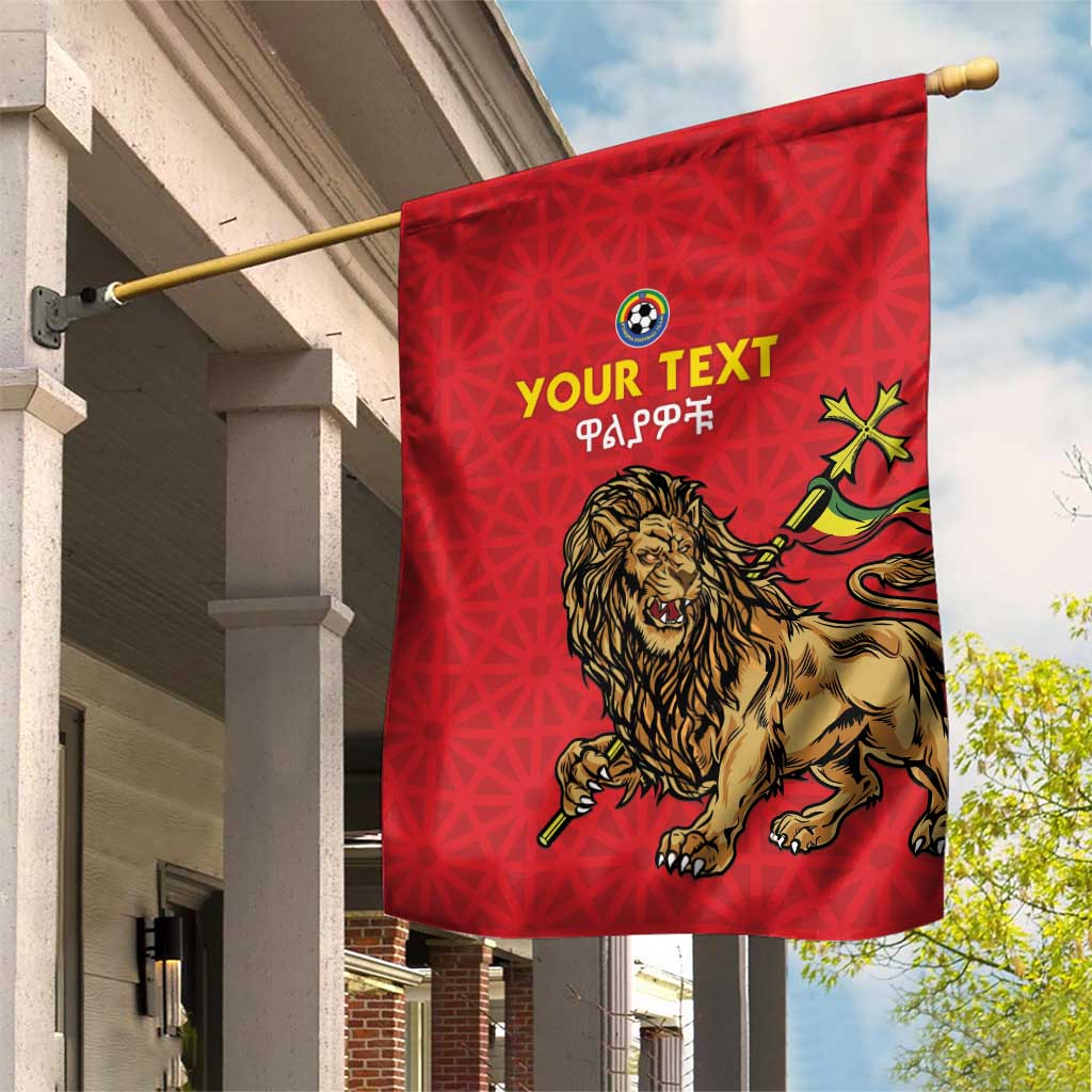 Custom Ethiopia Football Garden Flag Go Champions LT15