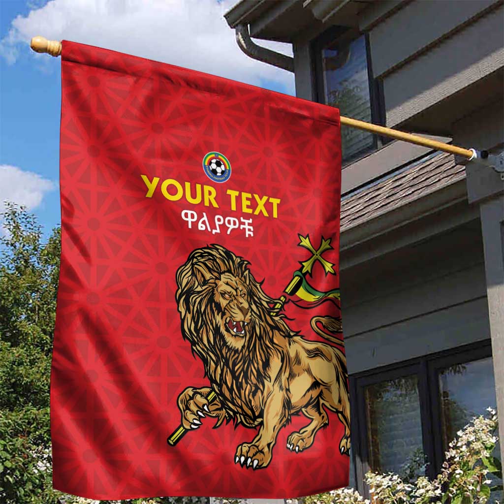 Custom Ethiopia Football Garden Flag Go Champions LT15