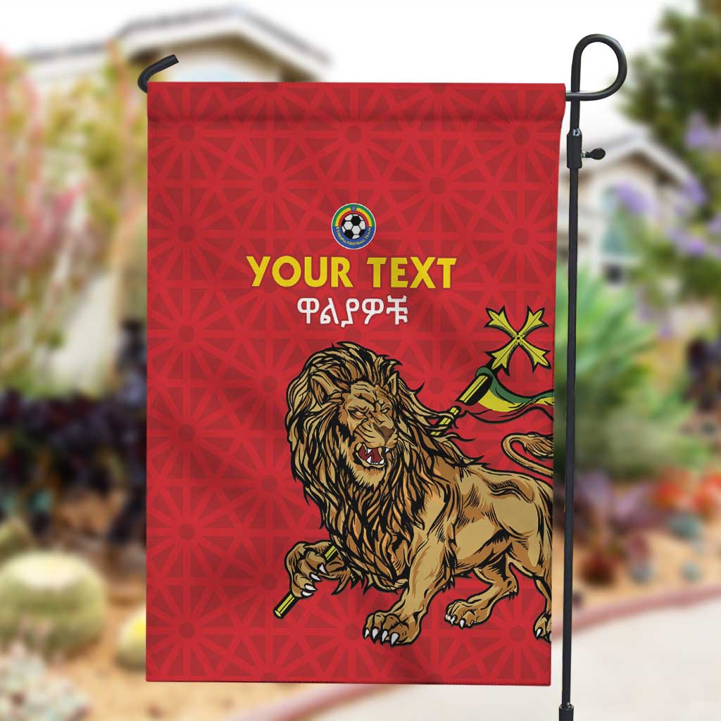 Custom Ethiopia Football Garden Flag Go Champions LT15