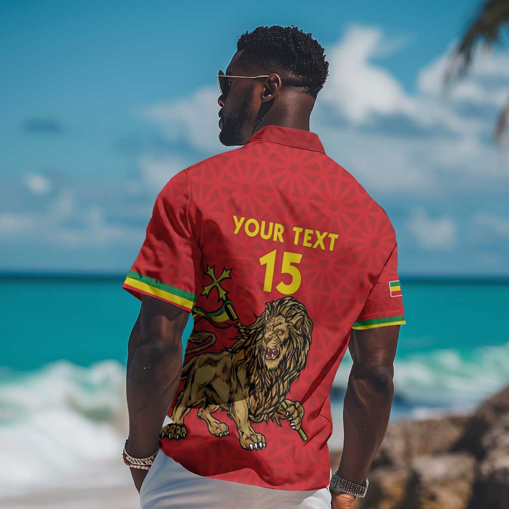 Custom Ethiopia Football Hawaiian Shirt Go Champions LT15