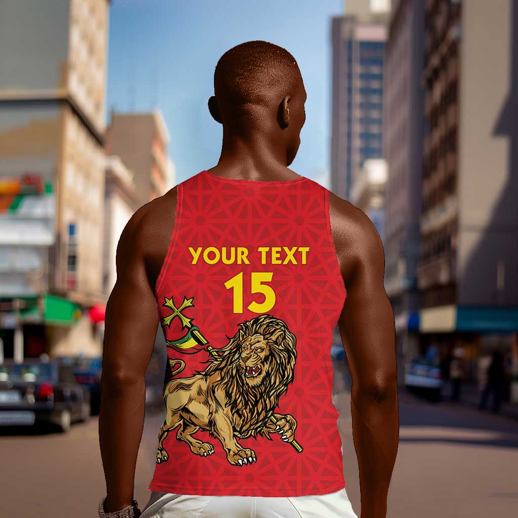 Custom Ethiopia Football Men Tank Top Go Champions LT15